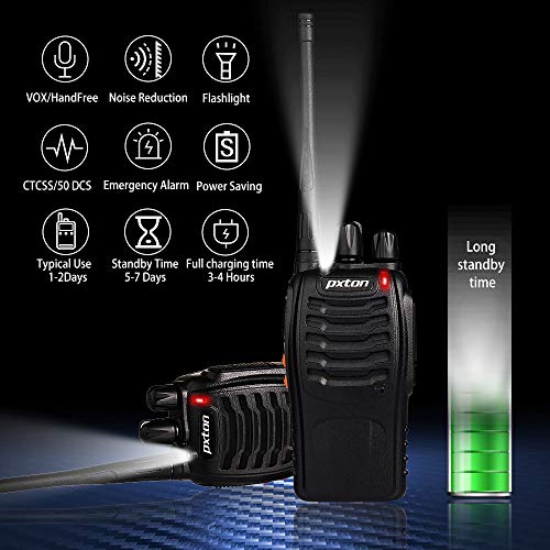 Rechargeable Long Range Walkie Talkies 6 Pack