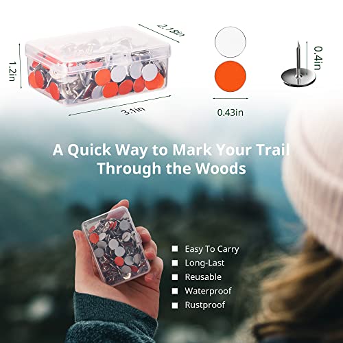 Avericht High Visibility Trail Markers - 200 Pack