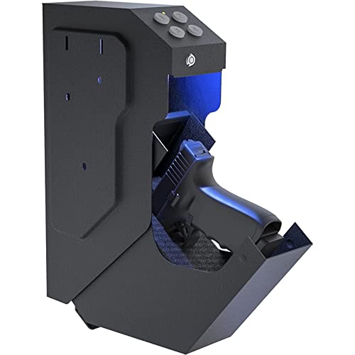 Quick Access Handgun Safe with Keypad and Key