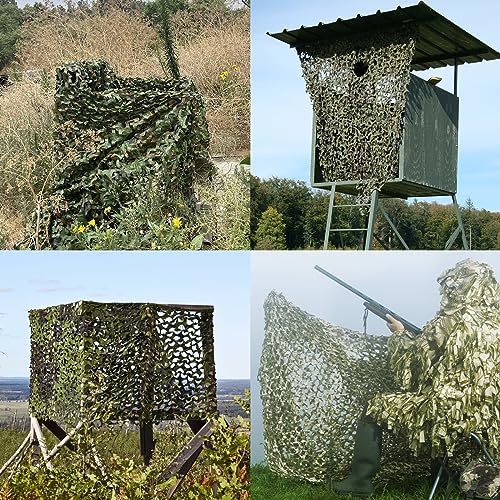 Woodland Camo Netting for Hunting and Decoration