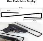 Set of 5 Gun Safety Handgun Storage Racks