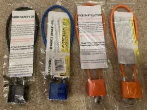 Regal Firearm Safety Cable Lock Set of 4
