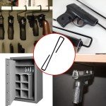 Set of 5 Gun Safety Handgun Storage Racks