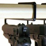Set of 5 Gun Safety Handgun Rack Hangars