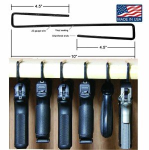 Gun Storage Solutions: Pack of 6 Handgun Hangers