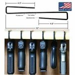 Gun Storage Handgun Hangers - 6 Pack
