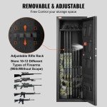 VEVOR Digital Keypad Rifle Gun Safe with Shelf