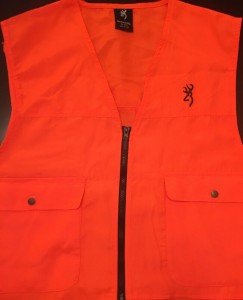 Browning Blaze Orange Hunting Safety Vest - M/L