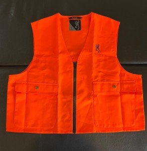 Browning Blaze Orange Safety Hunting Vest - Large