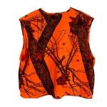 Camo Hunting Vest for Men - Blaze Orange XL