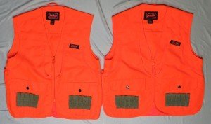 Gamehide Blaze Orange Large Hunting Vests - 2 Pack