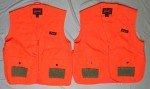 Gamehide Blaze Orange Large Hunting Vests - 2 Pack