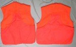 Gamehide Blaze Orange Large Hunting Vests - 2 Pack