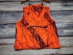 Men's Blaze Orange Hunting Vest with Padded Shoulders