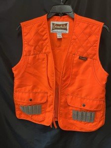 Blaze Orange Hunting Vest with Ammo Pockets