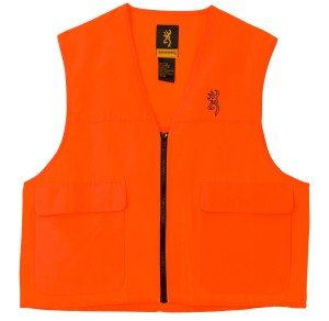 Browning Blaze Orange Safety Vest for Hunting