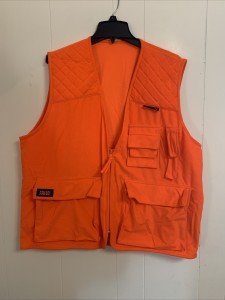 Men's Blaze Orange Hunting Vest with Pockets