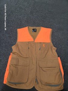Browning Blaze Orange Upland Vest for Hunting