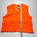 Blaze Orange Men's XL Hunting Shooting Vest