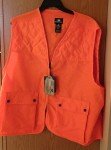 Men's Blaze Orange Hunting Safety Vest, Large/XL