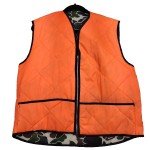 Men's Large Vintage Blaze Orange Hunting Vest