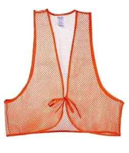 Callen Blaze Orange Mesh Hunting Vest - Adult Size