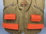 Men's XL Brown & Blaze Orange Hunting Vest