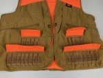 Men's XL Brown & Blaze Orange Hunting Vest