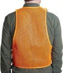 Callen Blaze Orange Mesh Hunting Vest - Adult Size