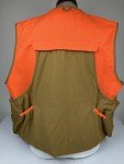 Men's XL Brown & Blaze Orange Hunting Vest