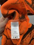 Men's Blaze Orange Camo Fleece Hunting Vest, XL