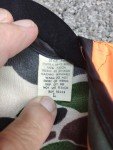 Men's Large Vintage Blaze Orange Hunting Vest
