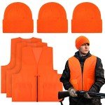 Blaze Orange Hunting Vest and Hat Set