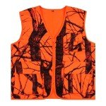 VicBre Men's Blaze Orange Hunting Vest with Pockets
