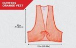Blaze Orange Mesh Hunting Vest for Safety