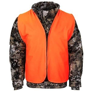 Blaze Orange Waterproof Hunting Vest for Safety