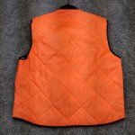 Men's Large Vintage Blaze Orange Hunting Vest