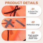 4-Piece High Visibility Hunting Safety Vests