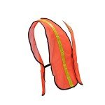 Neon Orange High Visibility Safety Vests - 10 Pack