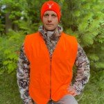 Blaze Orange Waterproof Hunting Vest for Safety