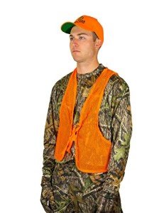 Blaze Orange Hunting Safety Vest - One Size Fits All