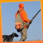 Blaze Orange Hunting Vest and Hat Set