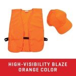 Allen Company Blaze Orange Hat and Vest Set