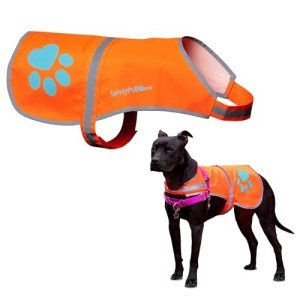 Hi-Visibility Blaze Orange Dog Safety Vest