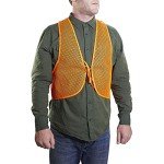 Blaze Orange Mesh Hunting Vest for Safety