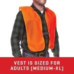 Allen Company Blaze Orange Hat and Vest Set