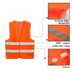 10 Pack High Visibility Reflective Safety Vests