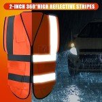 15 Pack High Visibility Reflective Safety Vests