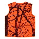 Volein Blaze Orange Camo Hunting Vest, Lightweight