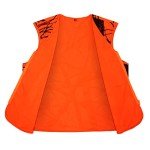 Volein Blaze Orange Camo Hunting Vest, Lightweight